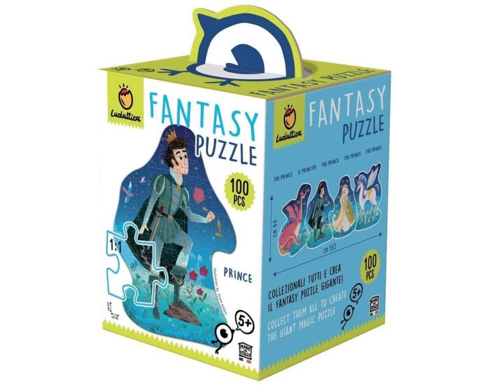 LUDATTICA Fantasy Puzzle Prince - 100 Pi�ces - D�s 5 ans 