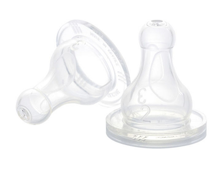 BEABA Lot de 2 T�tines Silicone - 2�me �ge