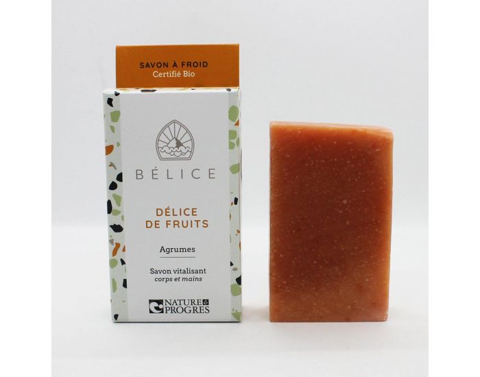 BELICE B�lice -- Savon solide SAF bio - D�lice de fruits (bo�te carton) - 100g