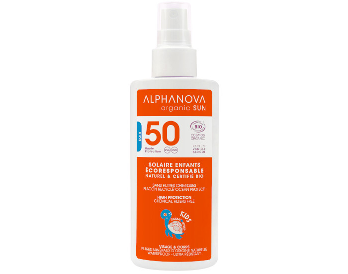 ALPHANOVA Sun Kids Lait Solaire Très Haute Protection - SPF50 - 125 ml