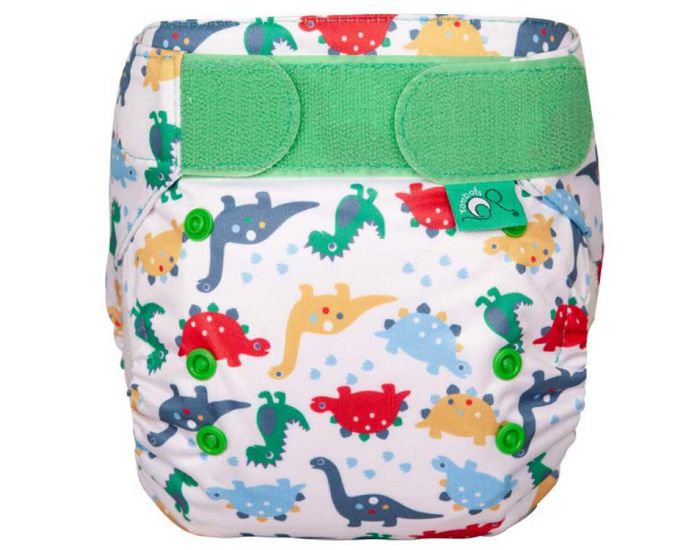 TOTS BOTS Couche Lavable TE1 - Easyfit - Taille Unique (3.5-15kg) - Dino March