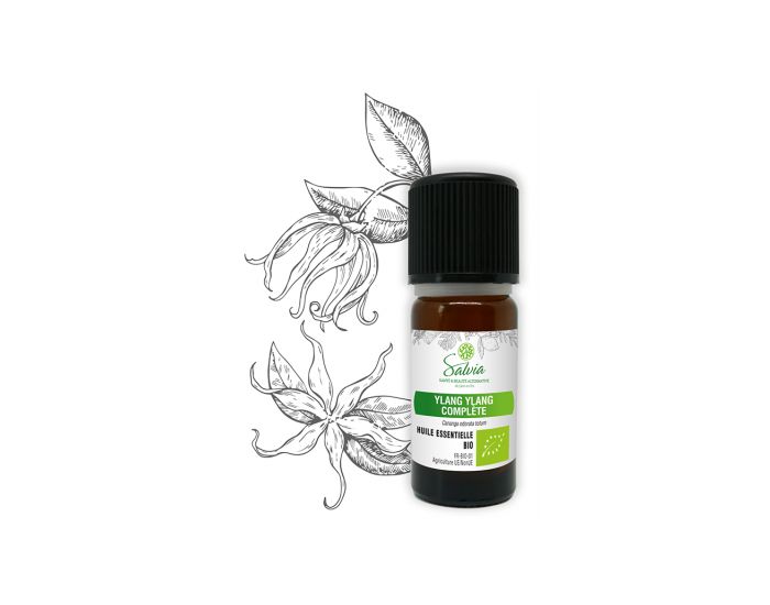 SALVIA NUTRITION Ylang-Ylang Complte - Huile Essentielle Bio - 10 ml