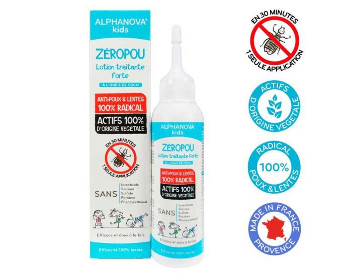 ALPHANOVA Z�ropou Lotion Traitante Anti-poux et Lentes - 100ml