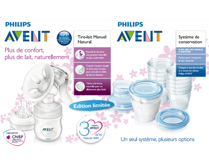 AVENT Kit Allaitement Tire-Lait et Syst�me de Conservation Via