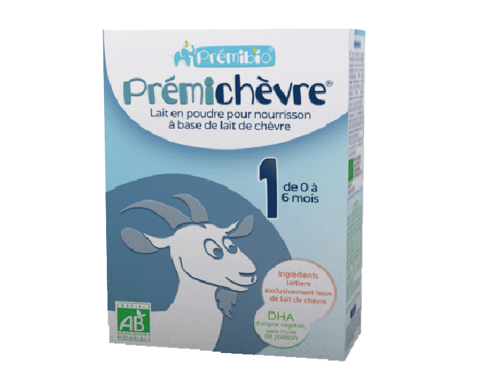 PRÉMICHÈVRE Lait pour Nourrisson 1 Chèvre - De 0 à 6 mois - 600g
