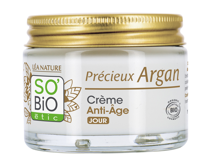 SO'BIO Crème de Jour Anti-âge à l'Argan Bio - 50 ml