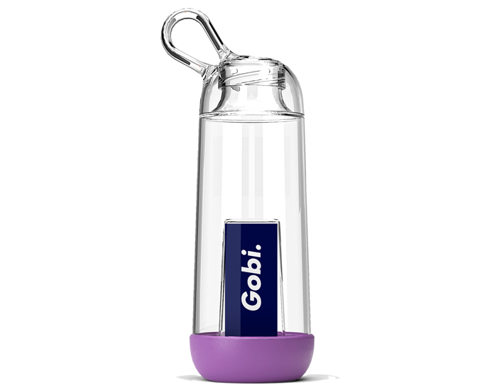 GOBI Gourde Personnalisable Made in France en Tritan - Violet - 40 cl