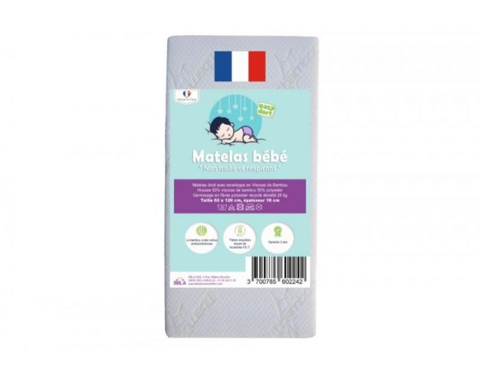 EASY DORT Matelas B�b� Viscose de Bambou 