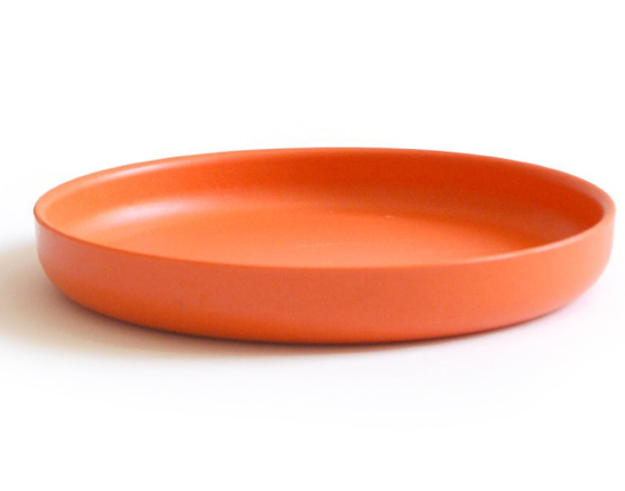 EKOBO Petite Assiette Mandarine pour Bb en Bambou