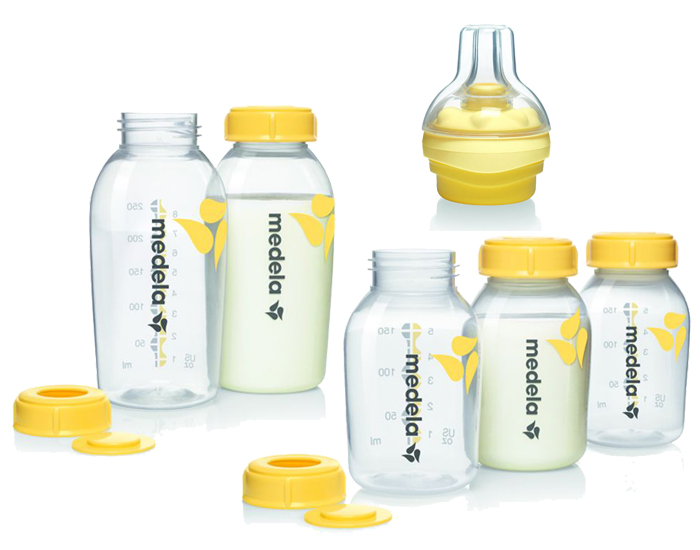 MEDELA Pack Embout Calma, 3 Biberons 150 ml et 2 Biberons 250 ml