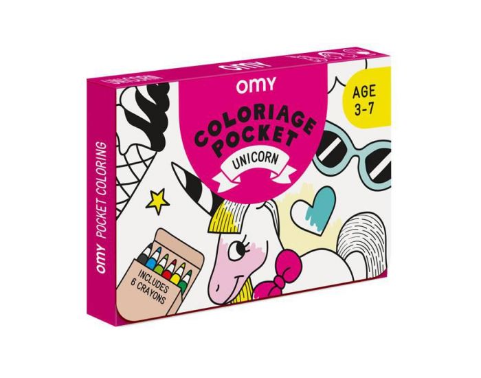 OMY Coloriage Pocket - Ds 3 Ans 