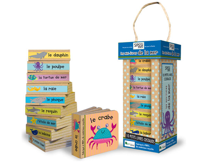 SASSI Les 10 Mini-Livres de la Mer - D�s 2 ans