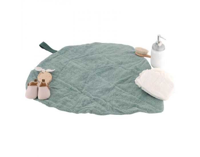 LITTLE CREVETTE Tapis A Langer De Voyage Feuille Dream Forest