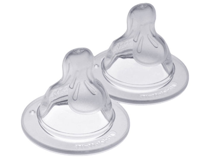 MAM Tétine Silicone Vitesse 2 - Débit Moyen - Lot de 2 (Mam Baby) - Couverture