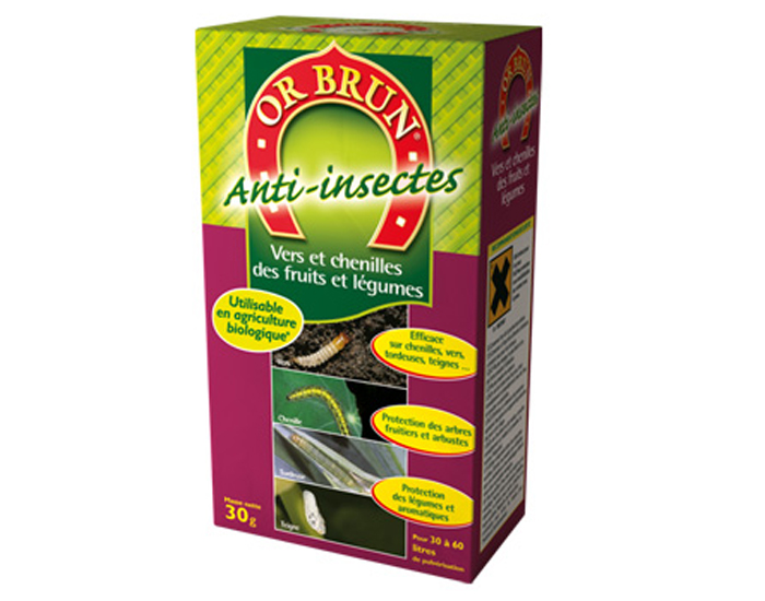 OR BRUN Anti-Insectes - Vers et Chenilles