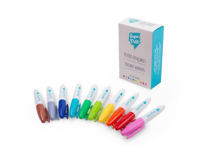 SUPER PETIT 10 Feutres Effa�ables Pour Set Silicone 