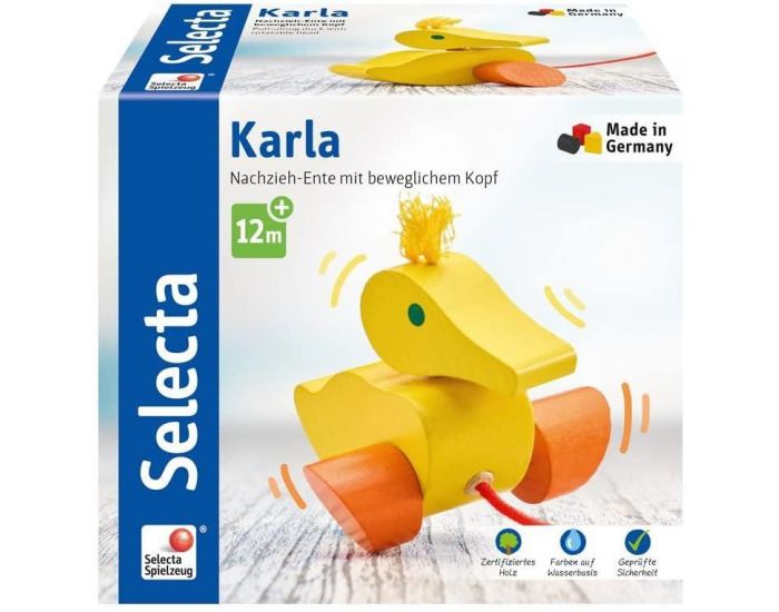 SELECTA SPIELZEUG Canard � Tirer - D�s 12 mois