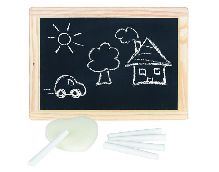 GOKI Ardoise avec Cadre en Bois - D�s 4 ans 