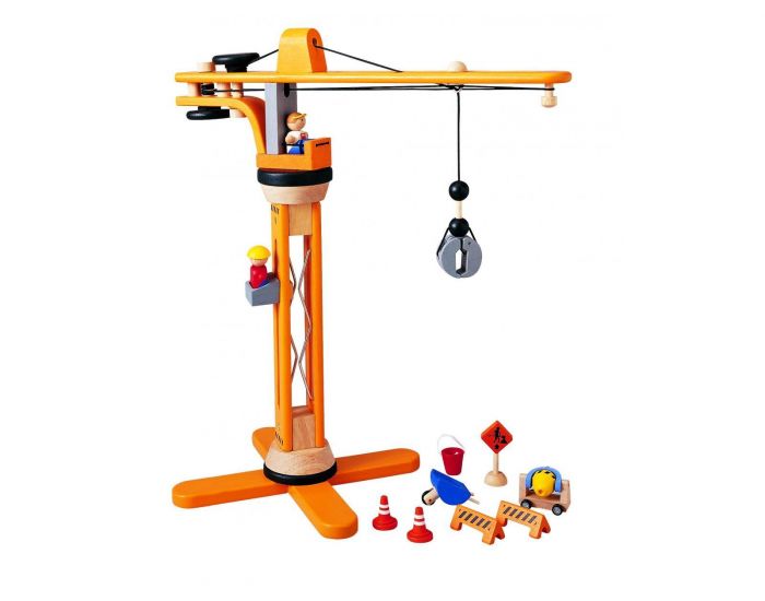 PLAN TOYS Coffret Grue - D�s 2 Ans