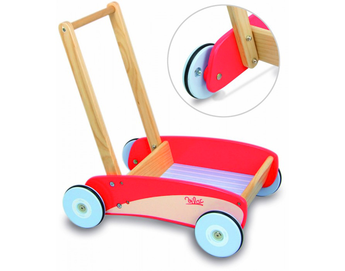 VILAC Chariot de Marche Rouge - D�s 12 mois