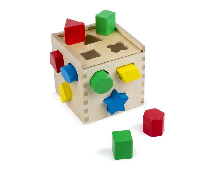 MELISSA & DOUG Cube de Tri de Formes - D�s 2 ans