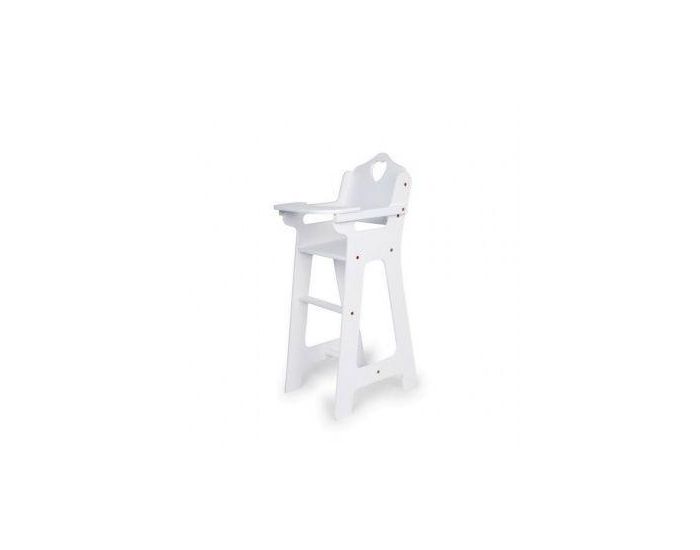 SMALL FOOT COMPANY Chaise haute coeur blanche - D�s 2 ans
