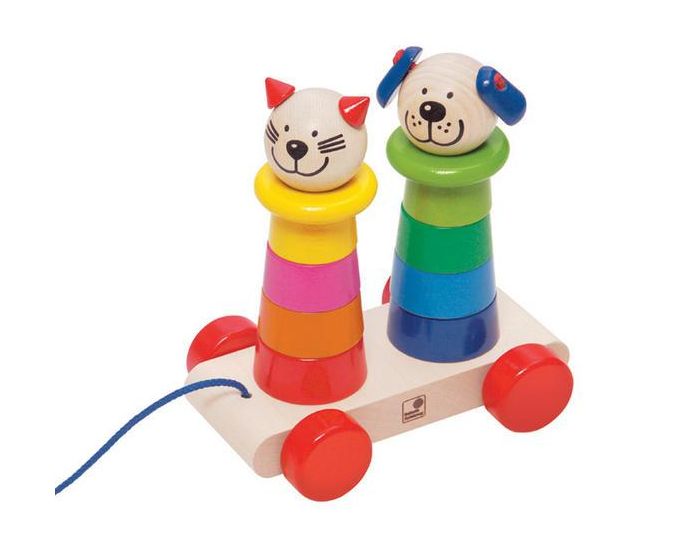SELECTA SPIELZEUG Filino Duo d'animaux - Ds 12 Mois