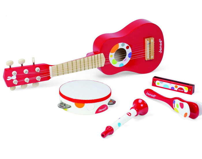 JANOD Set Musical Confetti 5 Instruments - Dès 3 Ans