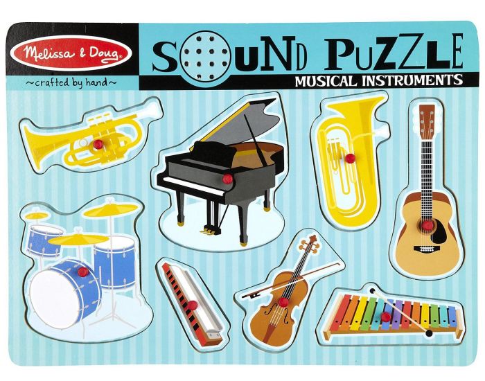 MELISSA & DOUG Puzzle Sonore Instruments de Musique - Ds 1 an