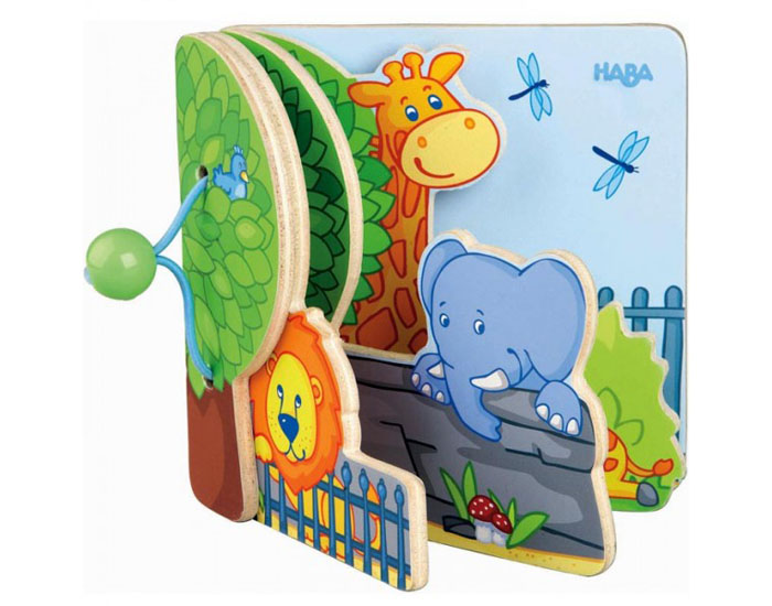HABA Livre Bois Les Amis du Zoo - Ds 10 Mois