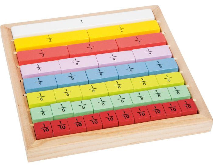 SMALL FOOT COMPANY Jeu �ducatif Fractions - D�s 4 ans