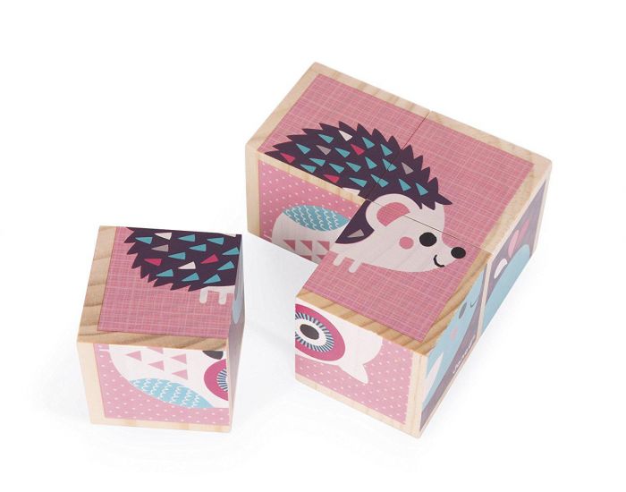 JANOD Mes Premiers Cubes - Bbs Animaux - Ds 1an