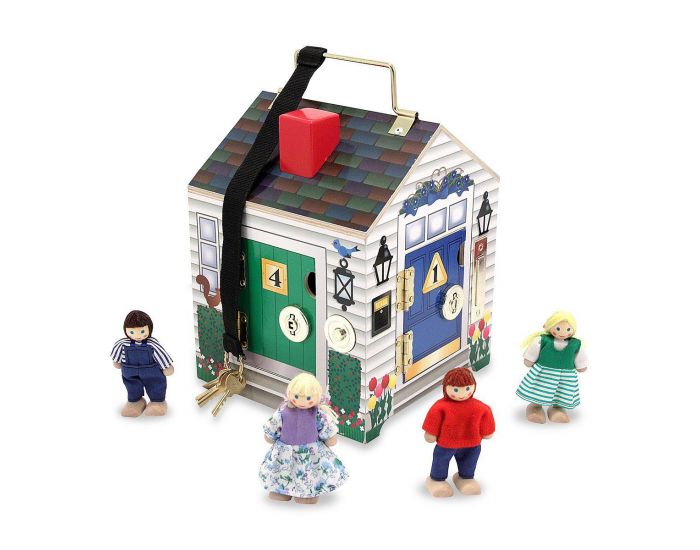 MELISSA & DOUG Maison � verrous et sonnettes - D�s 3 ans
