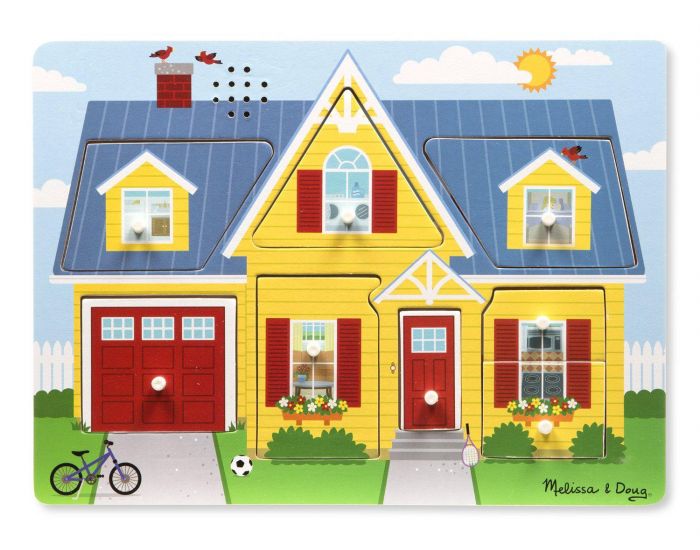 MELISSA & DOUG Puzzle Sonore - Autour de la Maison - D�s 2 ans