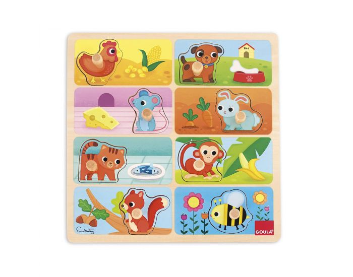 GOULA Puzzle Mon Repas Pr�f�r� - D�s 2 ans 