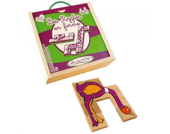 LES JEUX DE PAUL Puzzles en forme - D�s 2 ans