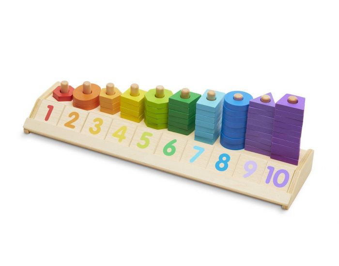 MELISSA & DOUG Empileur de Formes et de Comptage - D�s 2 ans