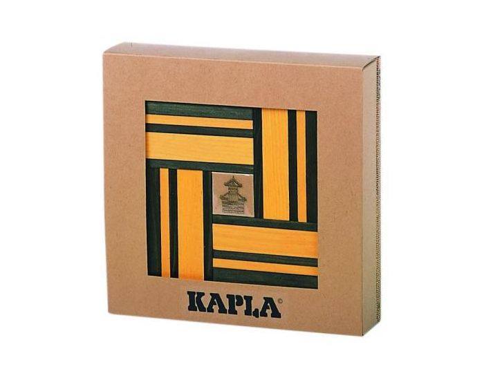 KAPLA Coffret 40 Planchettes avec Livre d'Art - D�s 3 ans