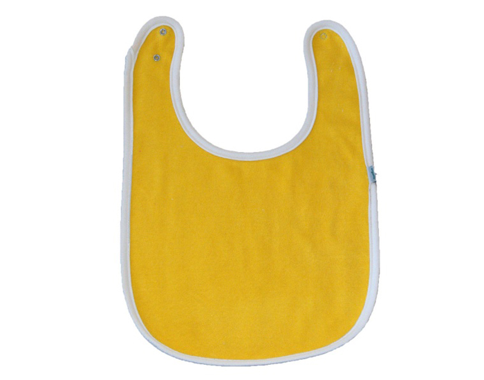 IOBIO Bavoir Coton Eponge - Jaune