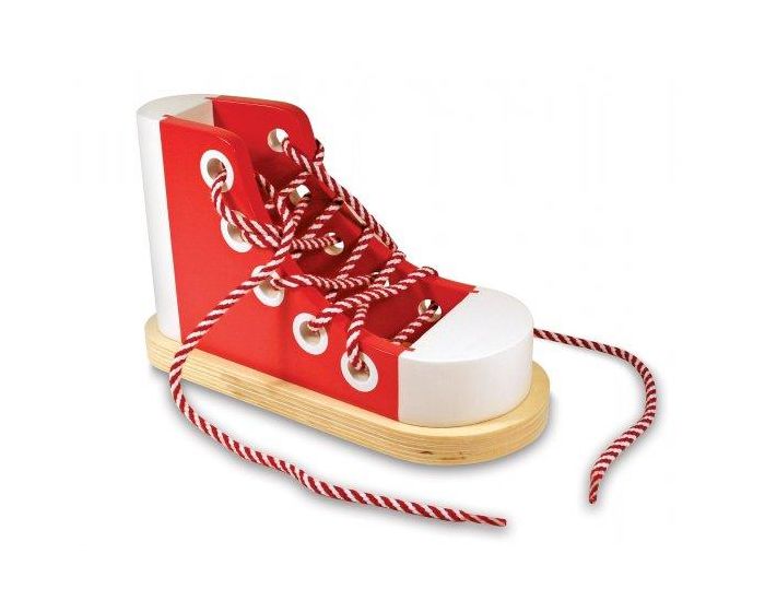 MELISSA & DOUG Chaussure � Lacer Basket - D�s 2 ans