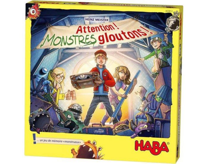 HABA Attention ! Monstres gloutons ! - Ds 4 ans