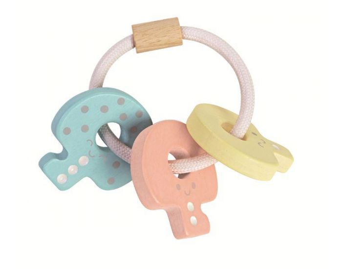 PLAN TOYS Hochet Cl�s Pastel - D�s 12 mois