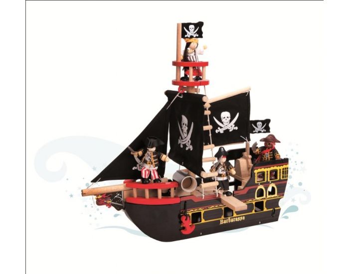LE TOY VAN Bateau Pirates Barberousse - D�s 3 ans 