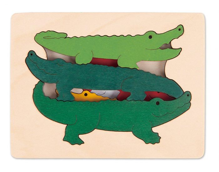 HAPE Puzzle - Crocodiles - D�s 3 ans