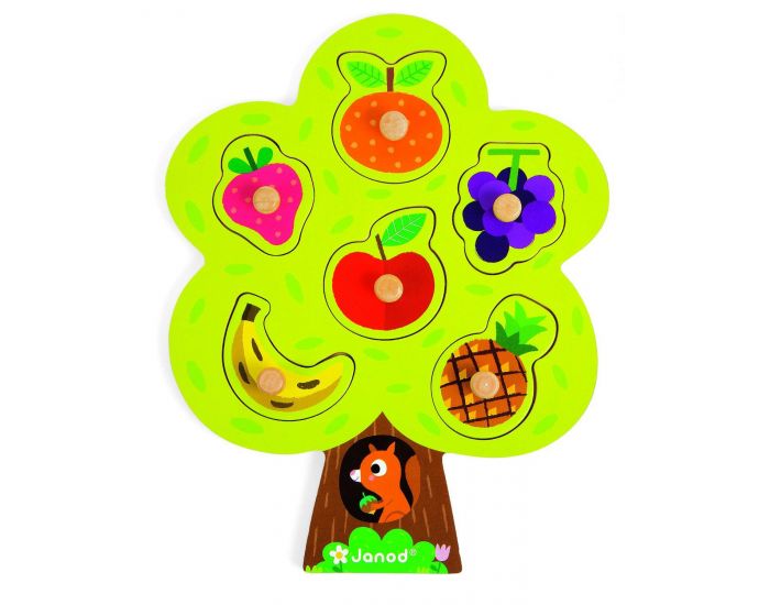 JANOD Puzzle Arbre Gourmand - D�s 1 an