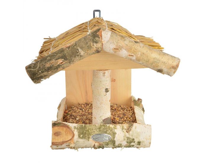 ESSCHERT DESIGN Mangeoire pour oiseaux - bouleau - D�s 3 ans