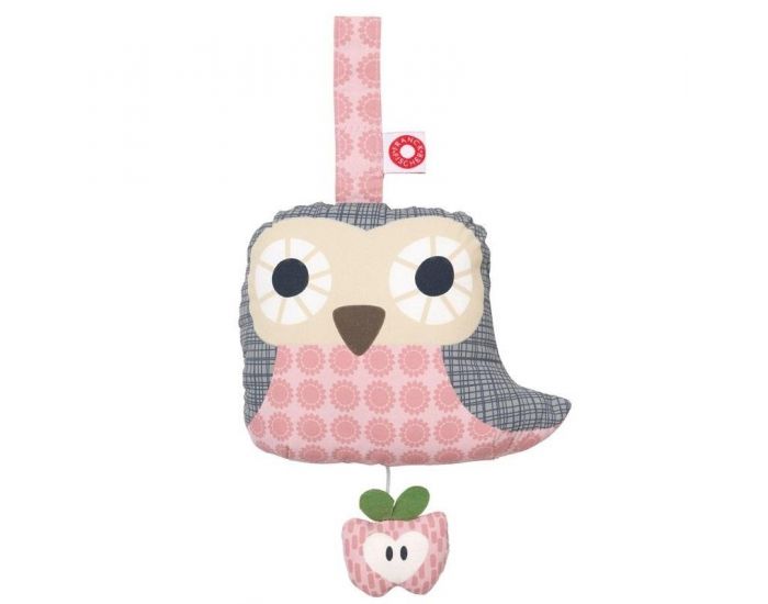 FRANCK & FISCHER Jouet musical Else chouette rose - D�s la naissance