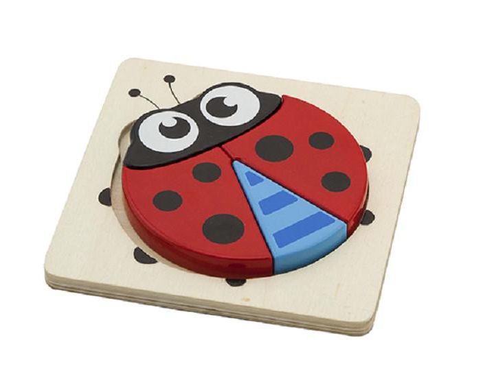 VIGA TOYS Mini Puzzle Coccinelle - D�s 12 mois