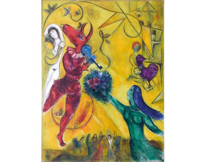 MICHELE WILSON Puzzle La danse de Marc Chagall - 12 Pi�ces - D�s 3 ans 