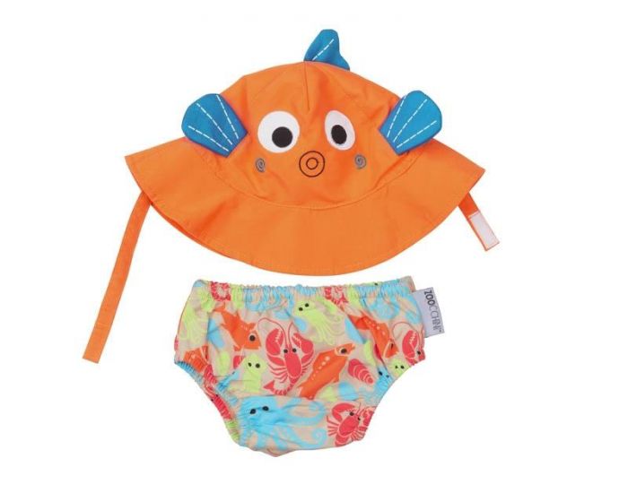 ZOOCCHINI Maillot et Chapeau Poisson